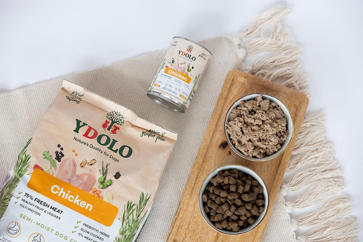 Chicken Natvoer | YDOLO | Gestoomde voeding