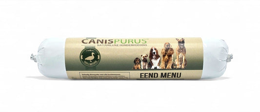 Eend Menu Worst | Canis Purus | Gestoomde voeding