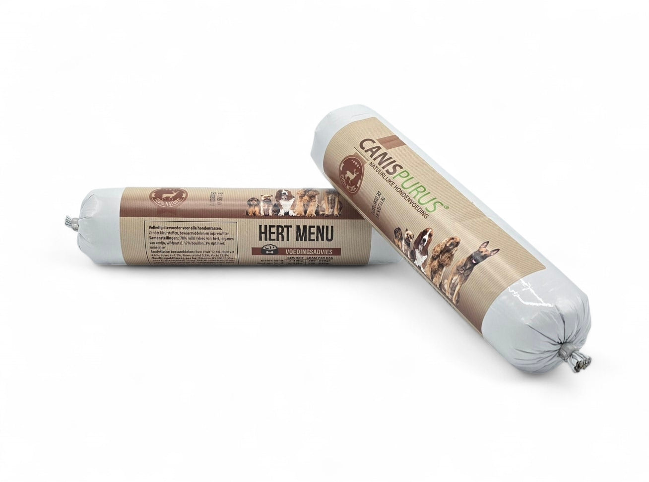 Hert Menu Worst | Canis Purus | Gestoomde voeding