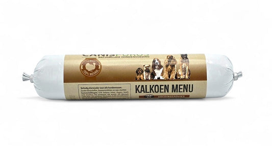 Kalkoen Menu Worst | Canis Purus | Gestoomde voeding