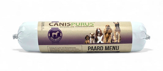 Paard Menu Worst | Canis Purus | Gestoomde voeding