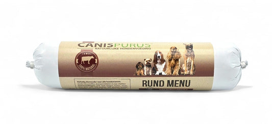 Rund Menu Worst | Canis Purus | Gestoomde voeding