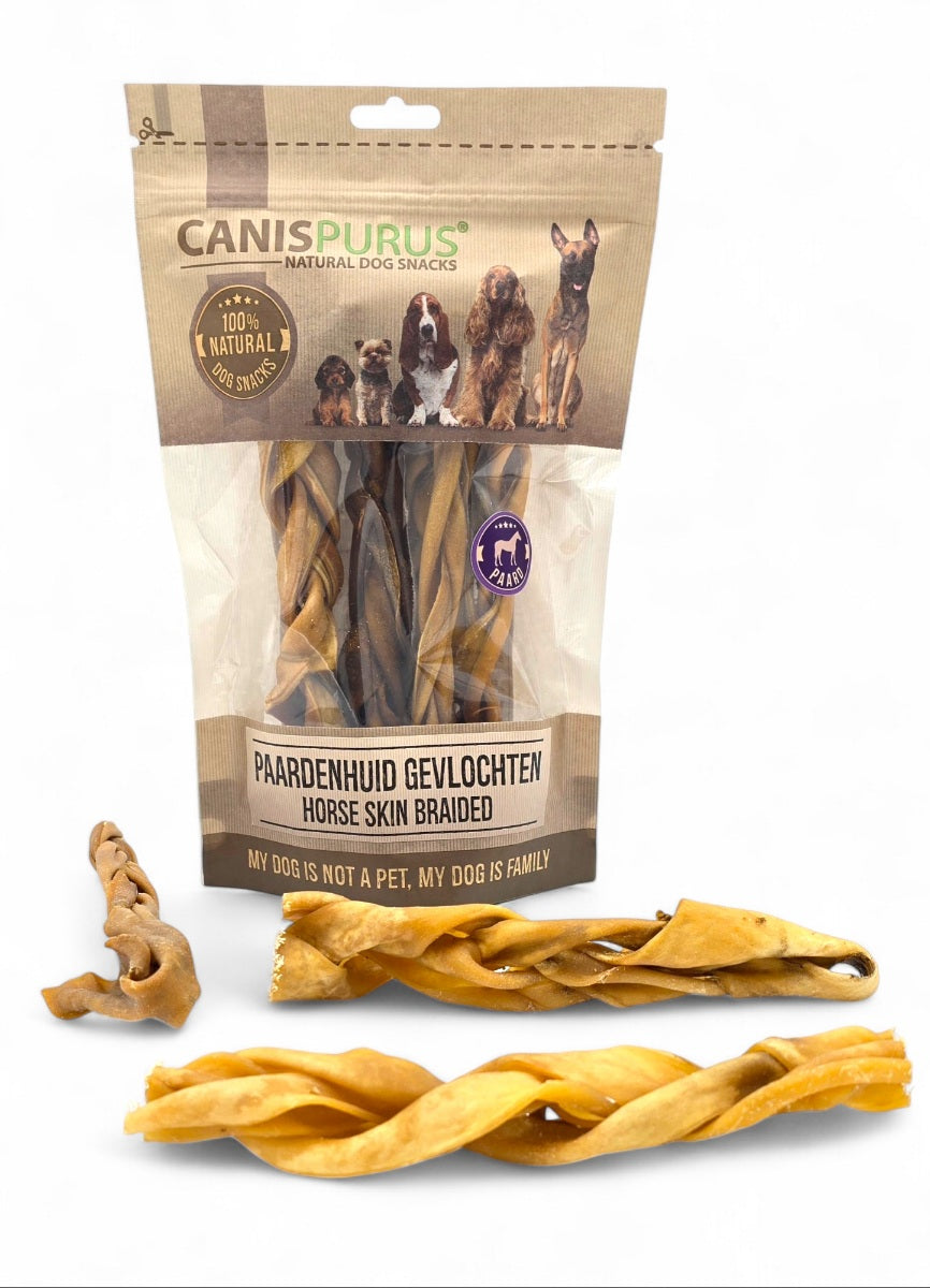 Gevlochten Kauwhuid | Canis Purus | Kauwsnack