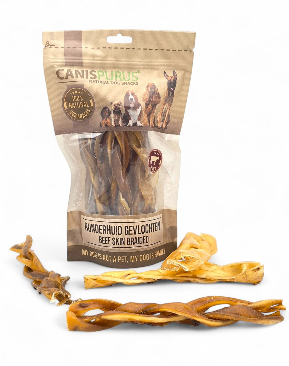 Gevlochten Kauwhuid | Canis Purus | Kauwsnack