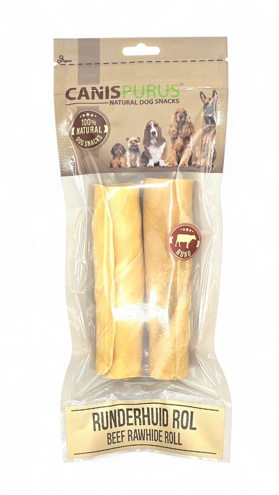 Runderhuid Rol Naturel | Canis Purus | Kauwsnack
