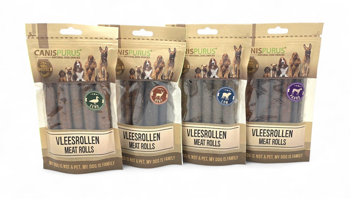 Vleesrollen | Canis Purus | Trainingssnack