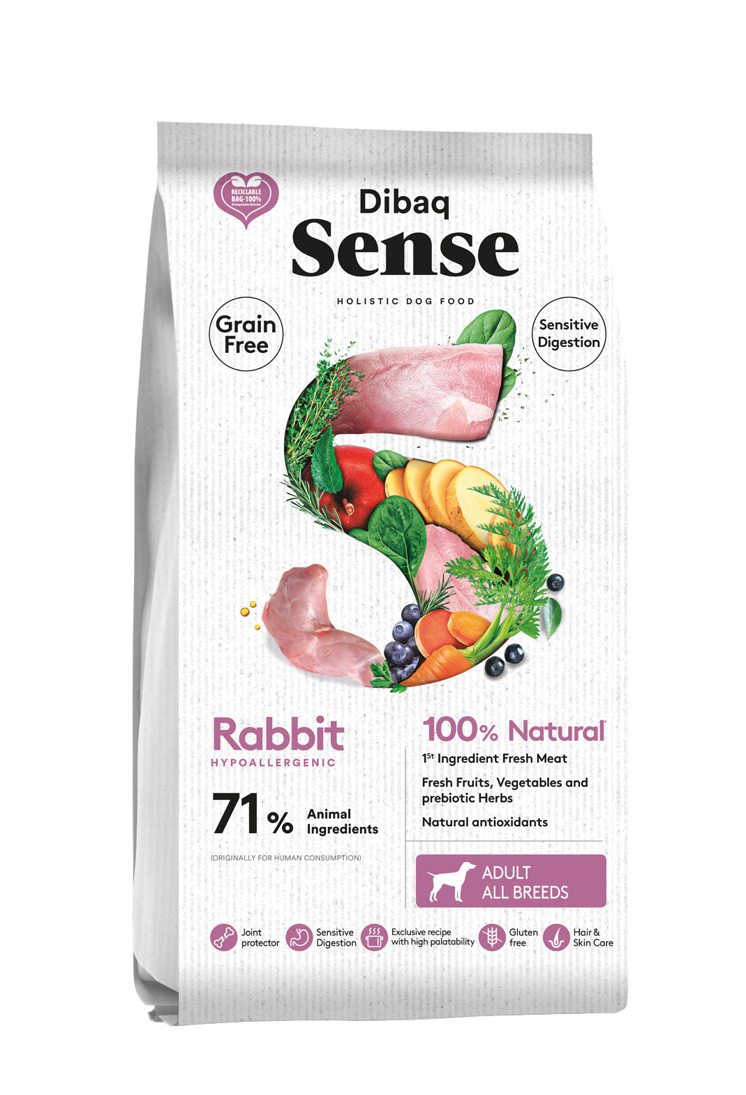 Konijn | Dibaq Sense | Graanvrije korrels