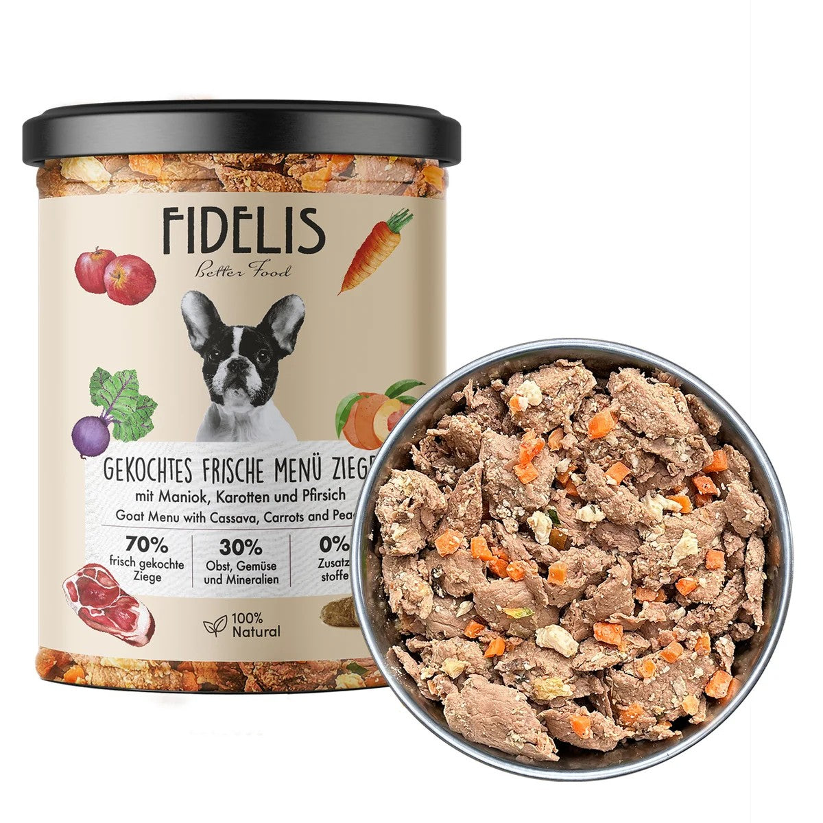 Geit menu | Fidelis | Gestoomde voeding