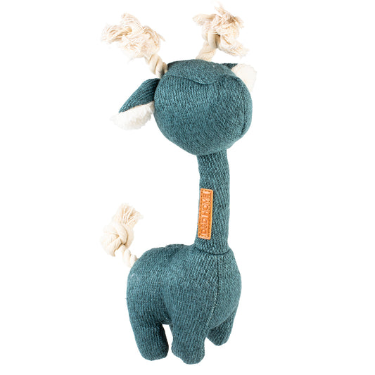 Pluche Hondenspeeltje George | Bruin, Grijs, Blauw of Geel