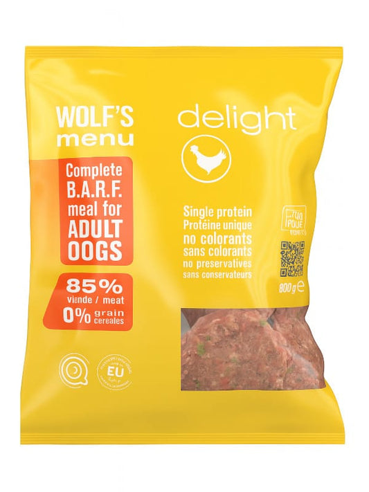 Delight | Wolf’s Menu | Diepvriesvoer KVV