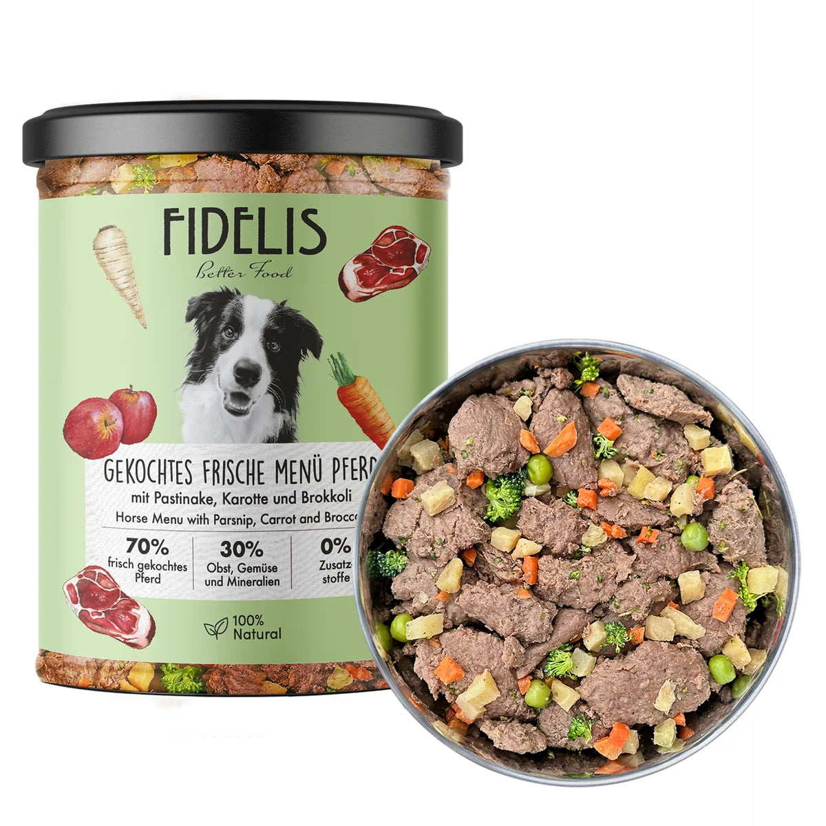 Paard menu | Fidelis | gestoomde voeding