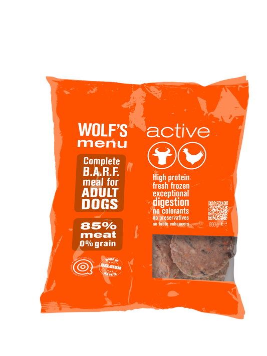 Active | Wolf’s Menu | Diepvriesvoer KVV