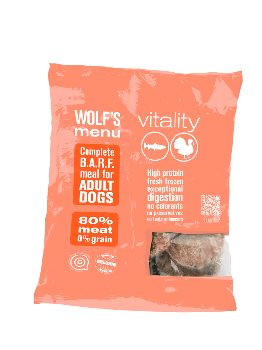 Vitality | Wolf’s Menu | Diepvriesvoer KVV