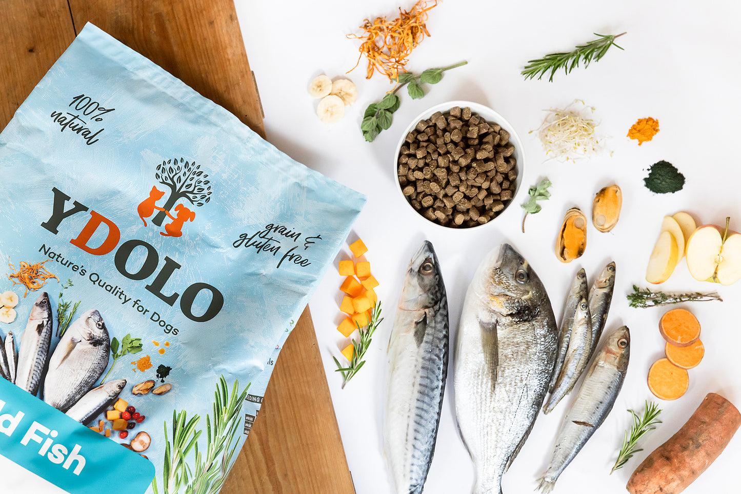 Wild Fish Mini | Ydolo Healthy & Pure | Semi-moist hondenvoer