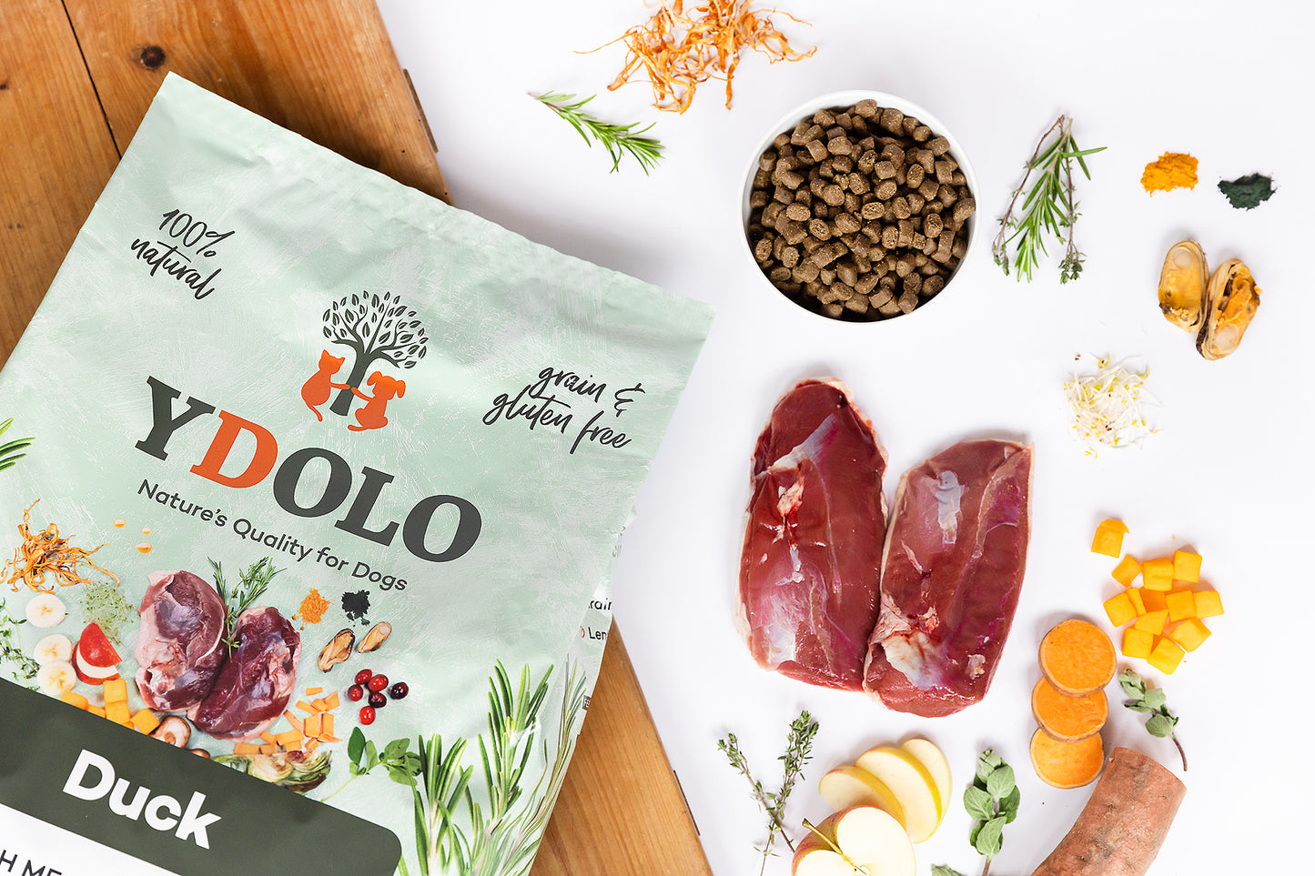 Duck | Ydolo Healthy & Pure | Semi-moist hondenvoer