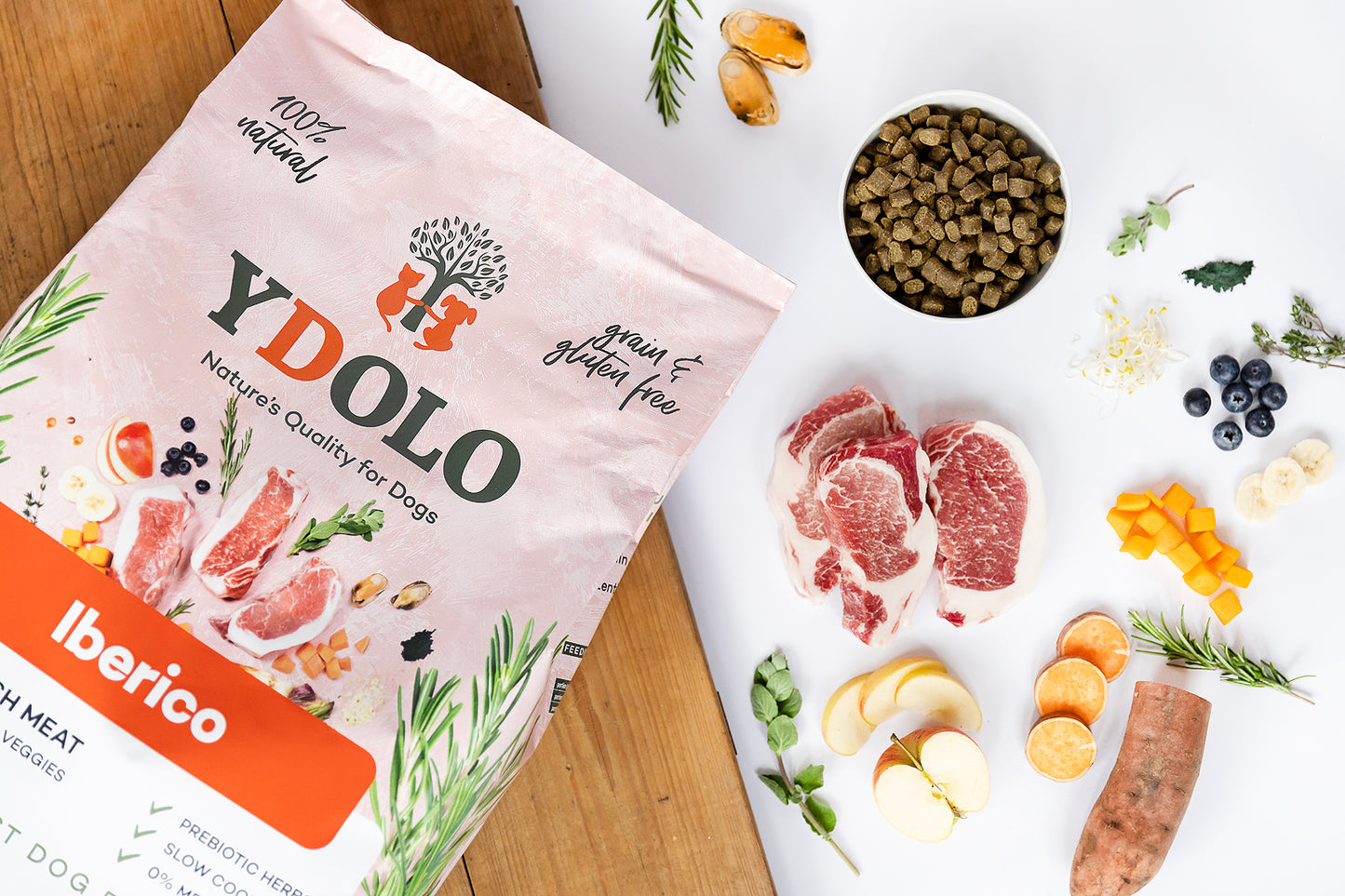 Iberico | Ydolo Healthy & Pure | Semi-moist hondenvoer
