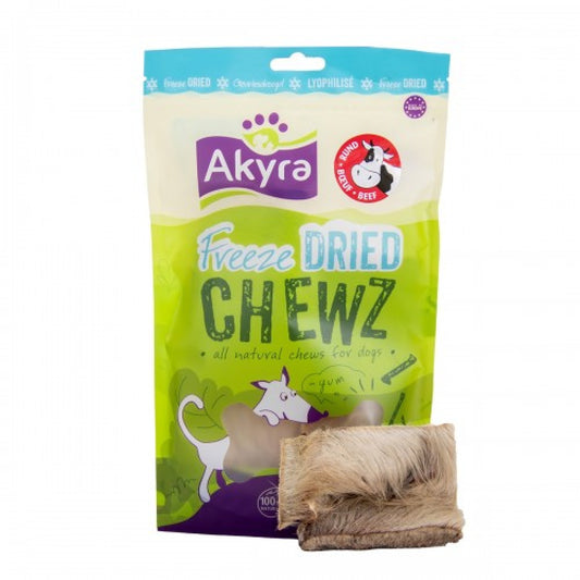 Freeze Dried Chewz runderkophuid | Akyra | Hondensnack