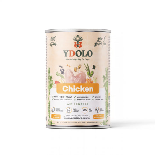 Chicken Natvoer | YDOLO | Gestoomde voeding