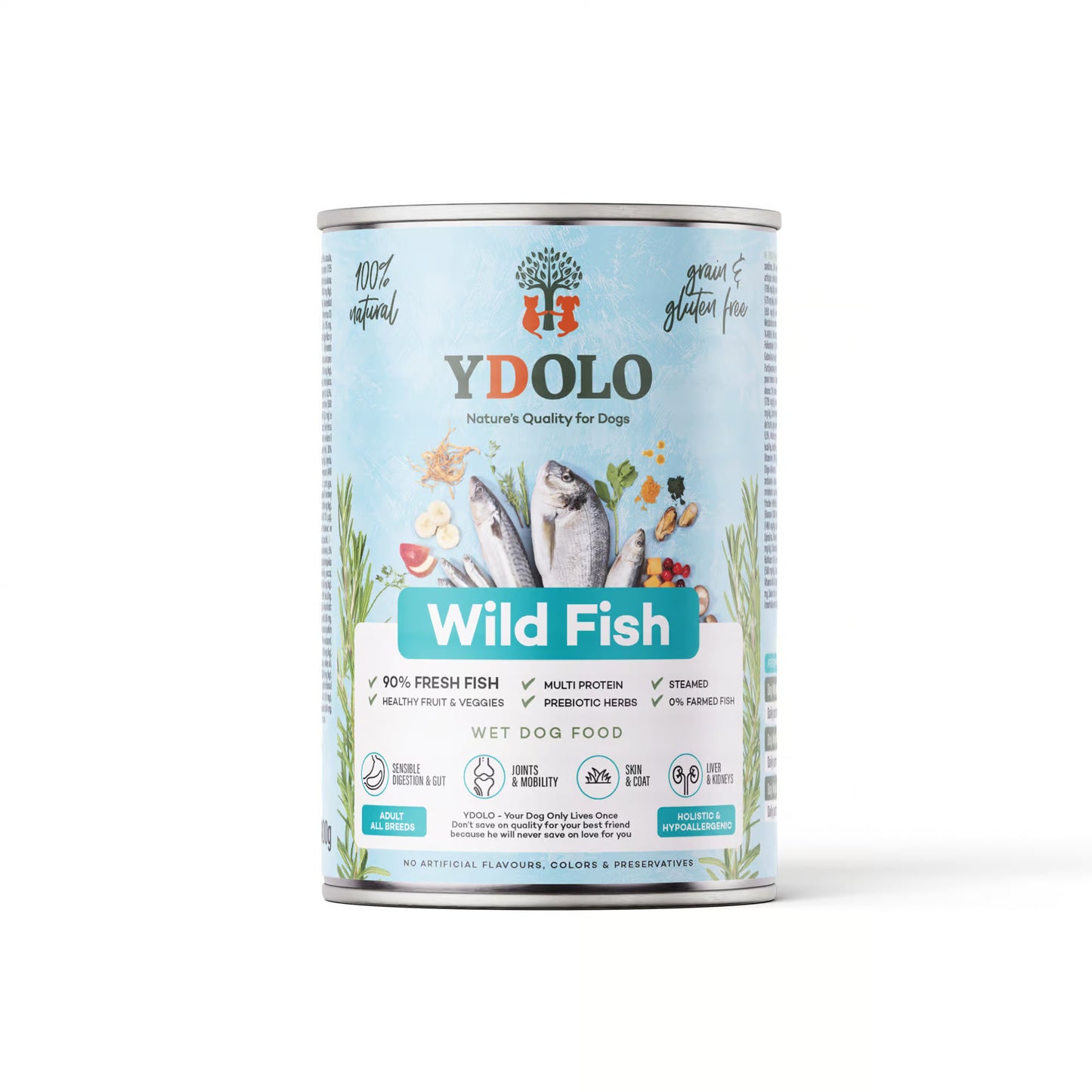 Wild Fish Natvoer | YDOLO | Gestoomde voeding