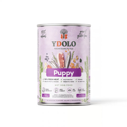 Puppy Natvoer | YDOLO | Gestoomde voeding